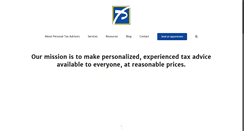 Desktop Screenshot of personaltaxadvisors.ca